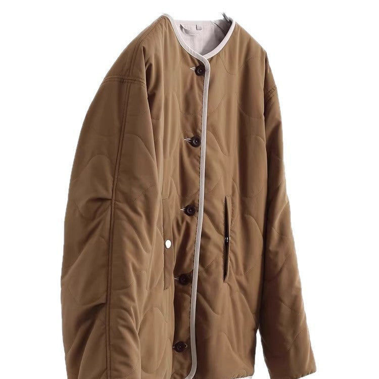 Damen Stylische Steppjacke mit Rundhalsausschnitt Shop Nory