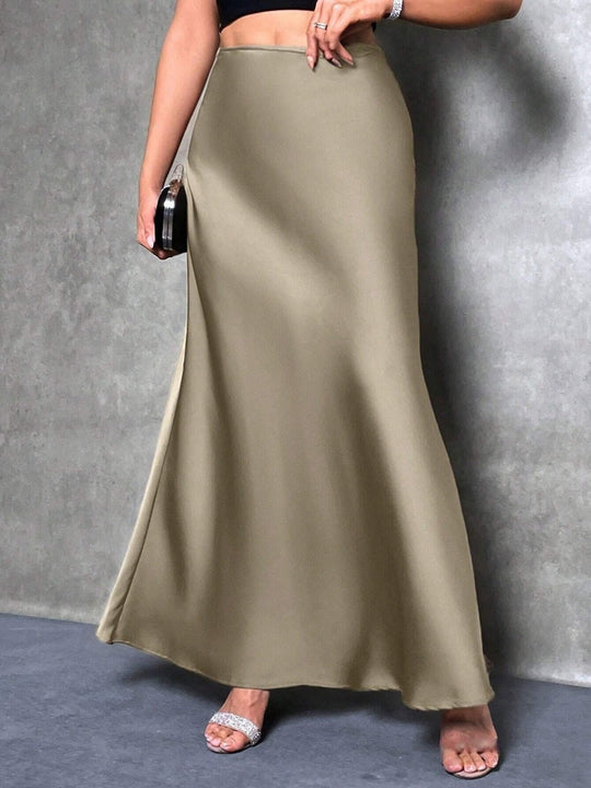 Damen Maxirock mit fließendem Schnitt und elegantem Fall