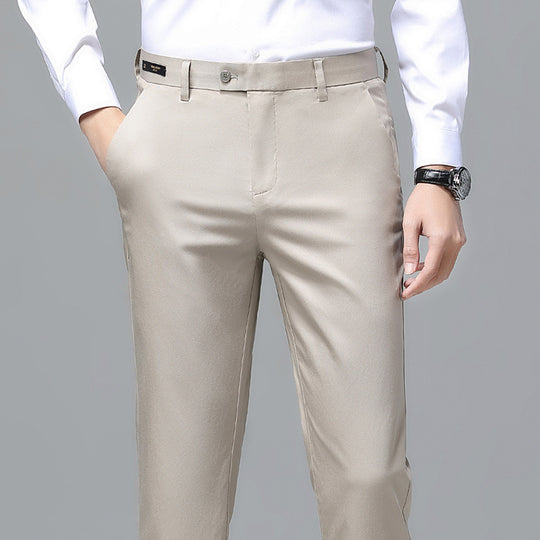 Herren Elegante Business-Chino mit Stretchkomfort und schlankem Bügelsaum Shop Nory