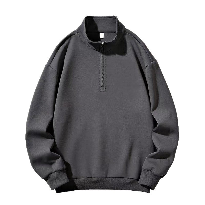 Unisex nan Halbzip-Sweatshirt mit Stehkragen und oversized Schnitt Shop Nory