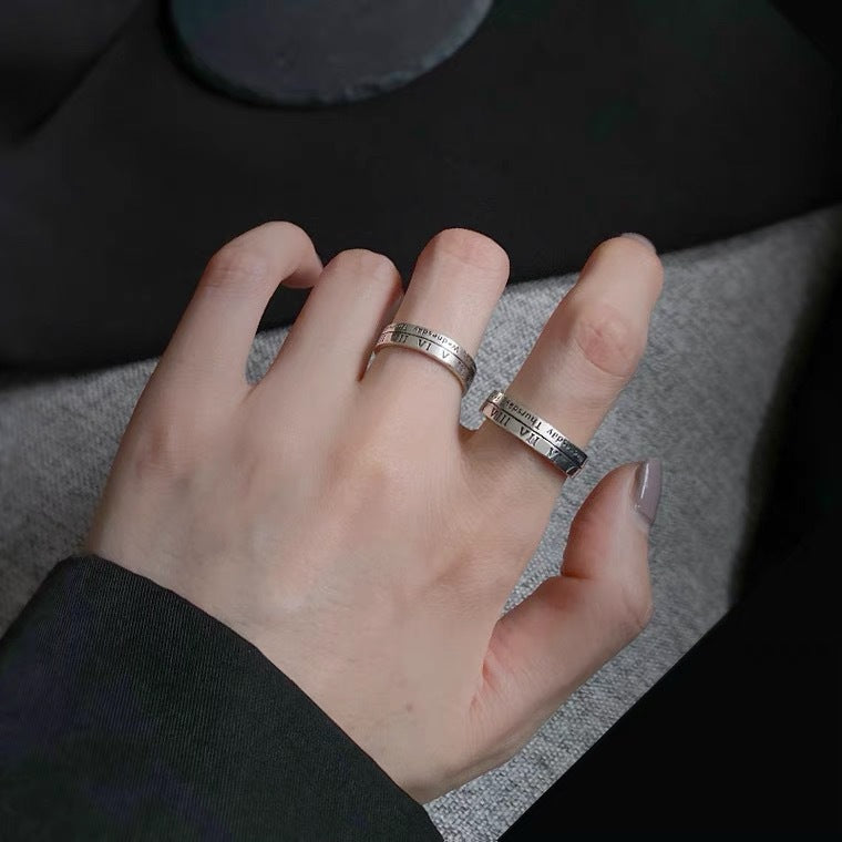 Damen eleganter und minimalistischer Silberschmuckring Shop Nory