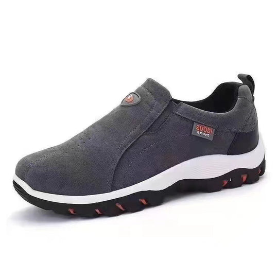 Herren dezenten wasserabweisenden Wildleder-Slipper mit griffiger Outdoor-Laufsohle Shop Nory
