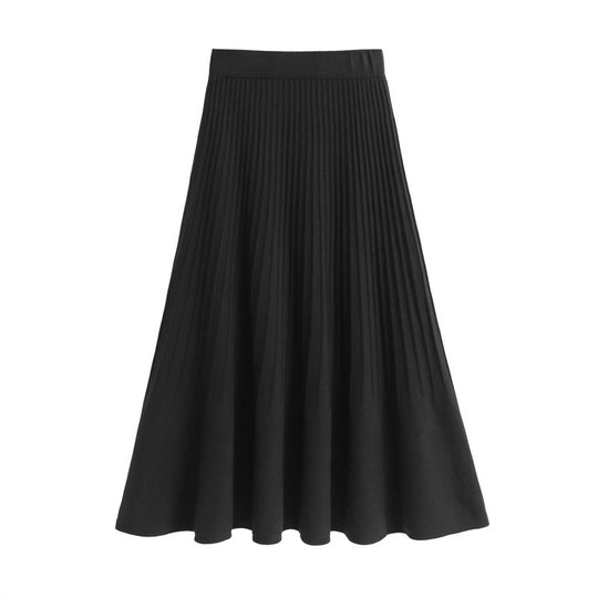 Damen Plissierter A-Linien Rock Shop Nory