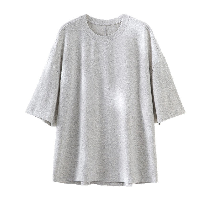 Herren Oversized T-Shirt aus hochwertigem Baumwollmix mit überschnittener Schulter und lockerem Fall Shop Nory