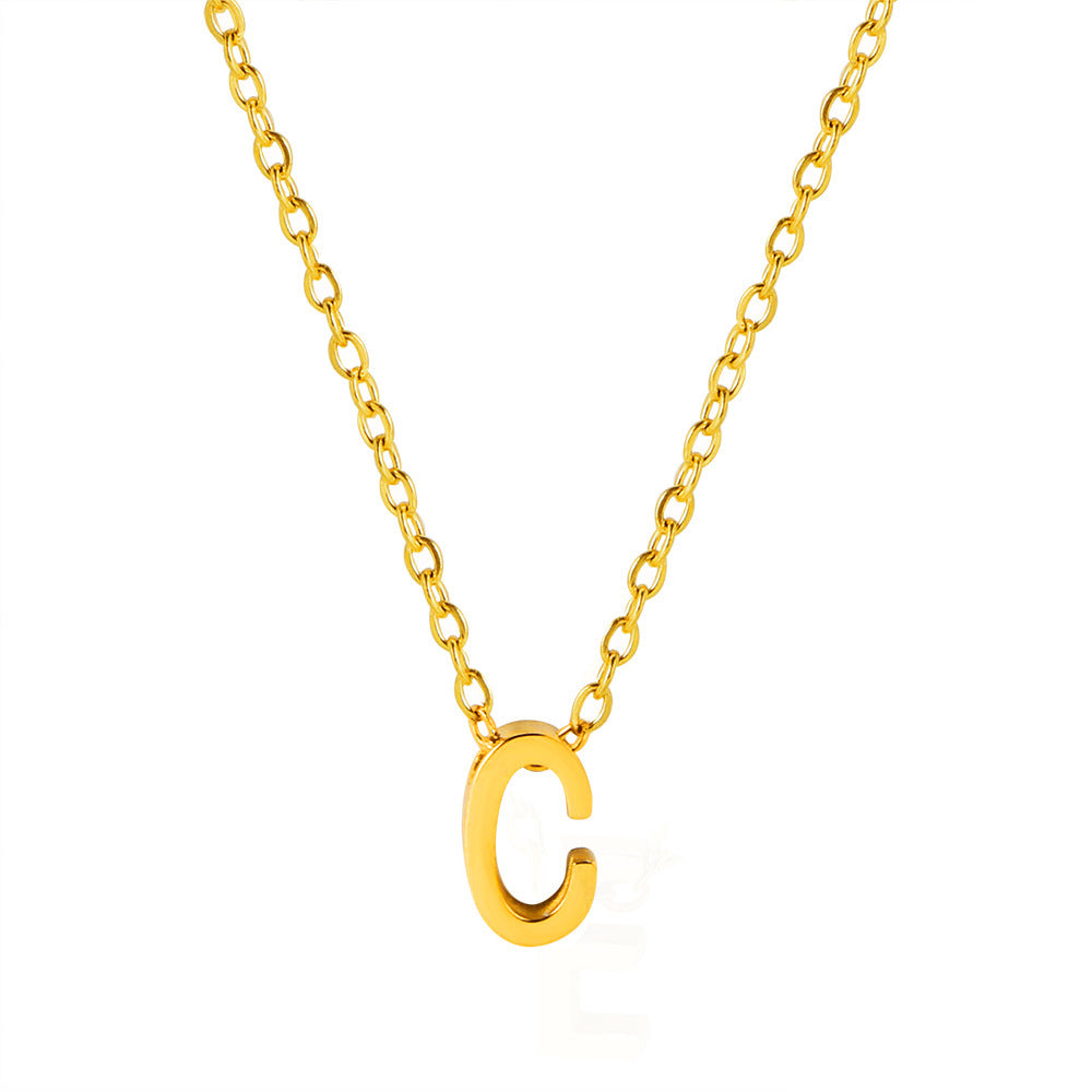 Damen personalisierte Initial Anhänger Halskette Shop Nory