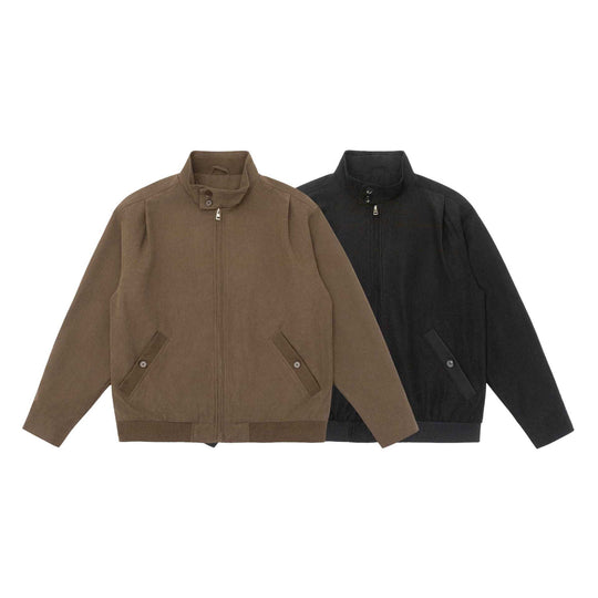 Herren Gepolsterte Jacke im Cord‑Look mit Stehkragen und aufgesetzten Pattentaschen Shop Nory