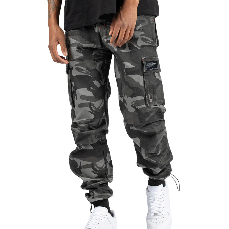 Herren Cargo-Hose mit elastischem Bund und praktischen Taschen