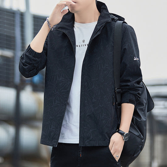 Herren Sportliche Übergangsjacke mit praktischem Kapuzendesign Shop Nory