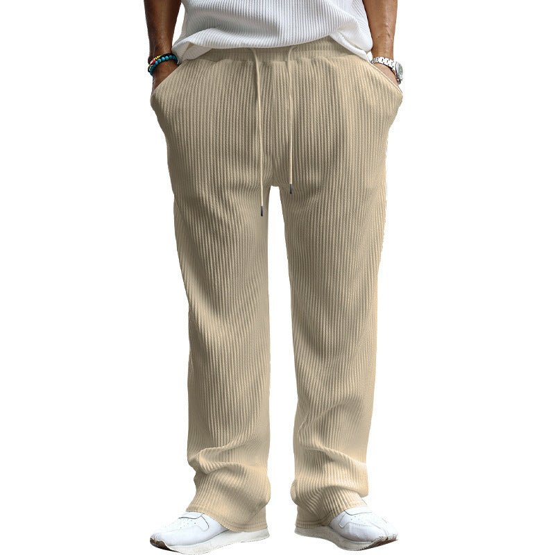 Herren Gerippte weite Freizeithose mit Kordelzug Shop Nory