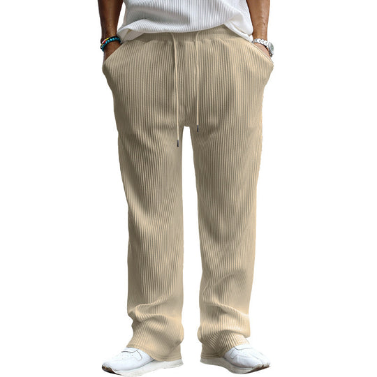 Herren Gerippte weite Freizeithose mit Kordelzug Shop Nory