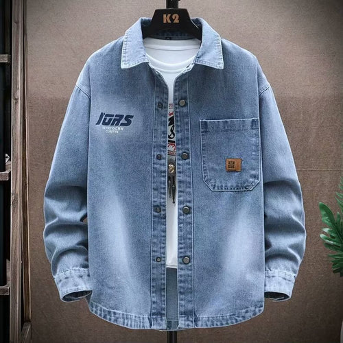 Herren Urbaner Denim Overshirt Shop Nory
