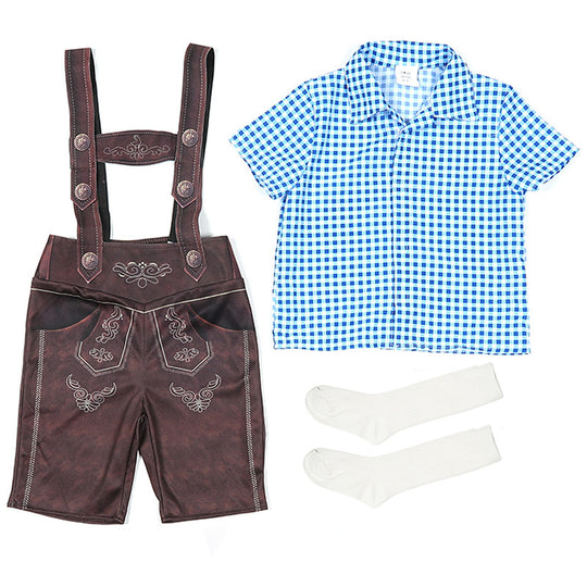 Herren nan kurze Trachtenlederhose mit verstellbaren Trägern und traditioneller Stickerei Shop Nory