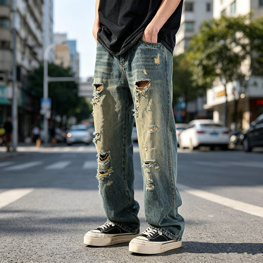 Herren Destroyed Jeans Shop Nory