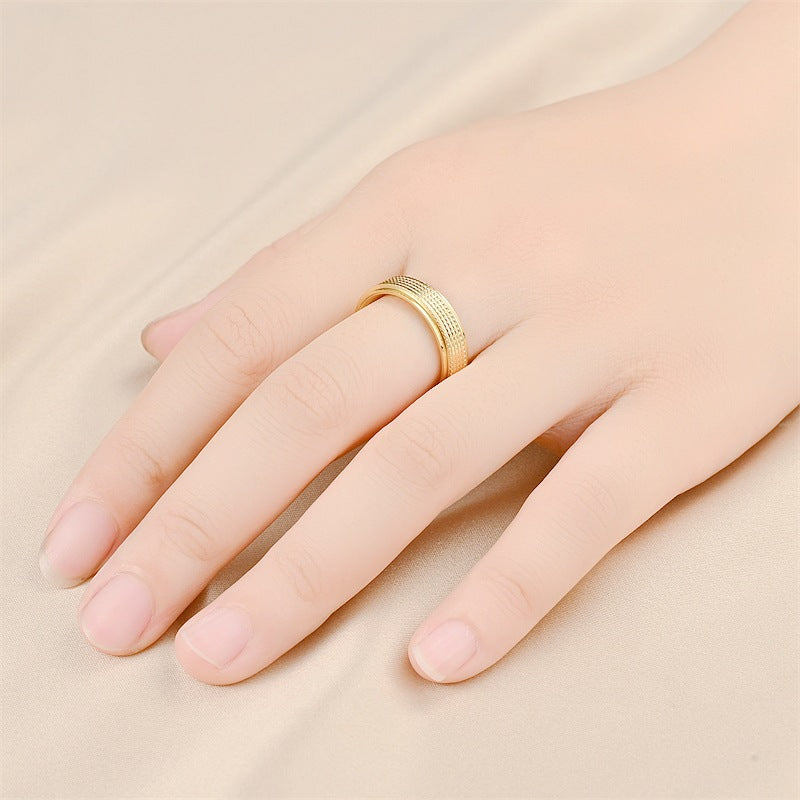 Herren Ring mit elegantem, strukturiertem Oberflächendesign Shop Nory