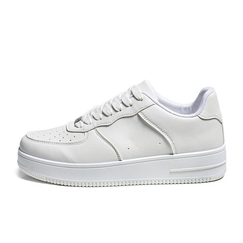 Damen Sportliche Sneakers mit atmungsaktivem Leder und rutschfester Laufsohle