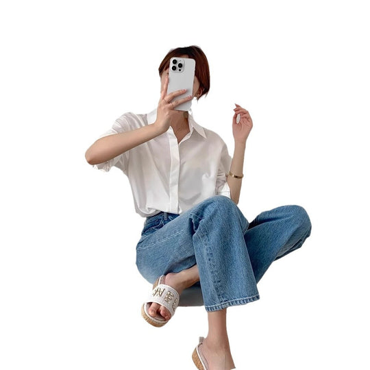 Damen Stilvolle Oversized Bluse Shop Nory