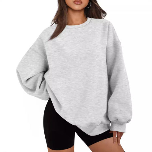 Damen nan Boxy-Crewneck-Sweat mit extraweiter Passform, Raglanärmeln und weichem Fleece-Innenfutter Shop Nory