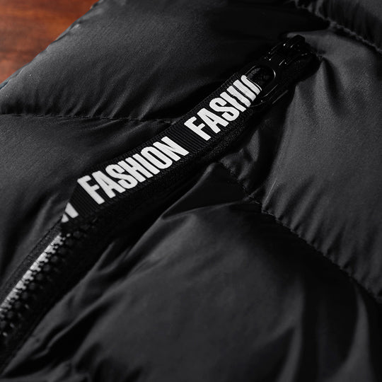 Herren Gepolsterte Ärmellose Thermoweste im urbanen Puffer-Look mit Stehkragen und Reißverschlusstaschen Shop Nory