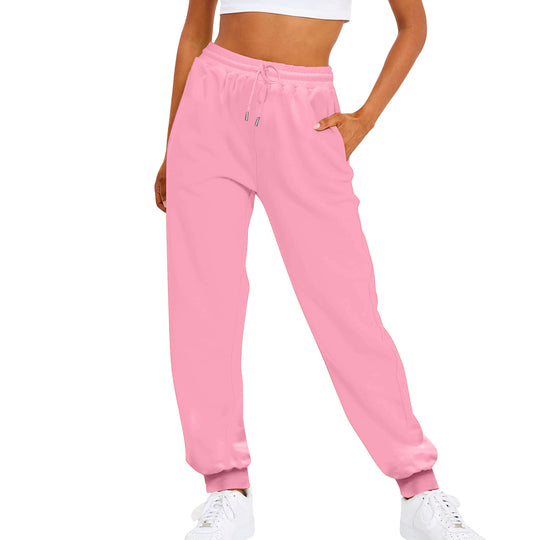 Damen nan relaxed Highwaist-Jogginghose mit elastischem Bund, Kordelzug und gerippten Saumbündchen Shop Nory