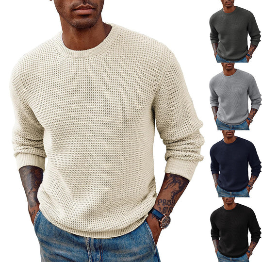 Herren Strukturierter Pullover