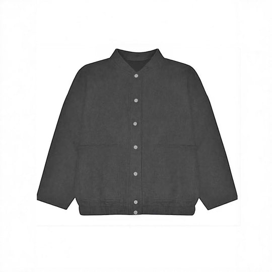 Damen nan kuschelige Fleece-Bomberjacke mit Stehkragen Rippbund und Druckknopfleiste Shop Nory