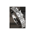 Damen Glänzender Ring mit hochwertigem Kristallbesatz Shop Nory