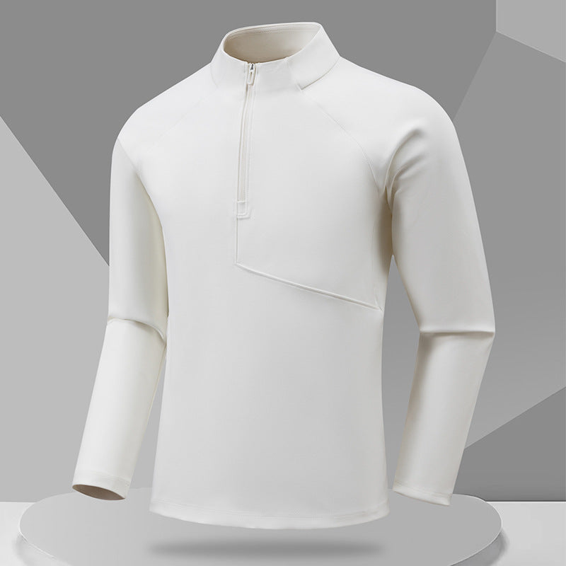 Herren Sportliches Langarmshirt mit Stehkragen Shop Nory