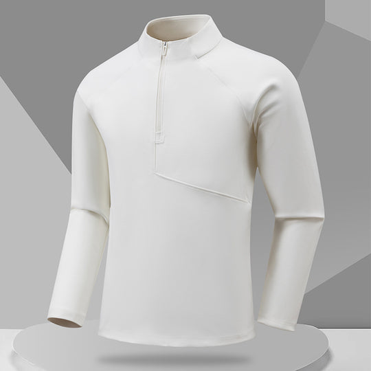 Herren Sportliches Langarmshirt mit Stehkragen Shop Nory