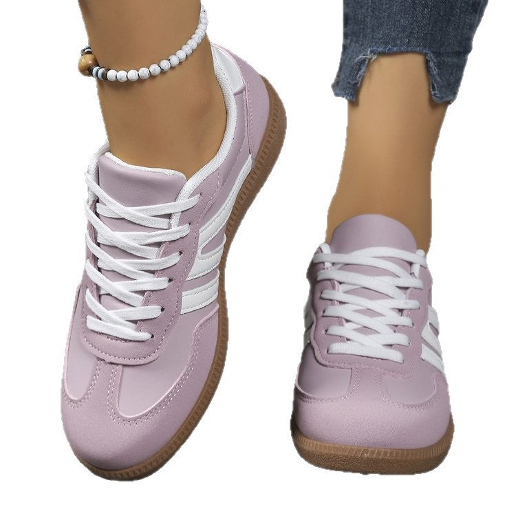 Damen Retro-Sneaker mit Veloursleder-Optik, gepolstertem Komfortfußbett und profilierter Gummilaufsohle Shop Nory
