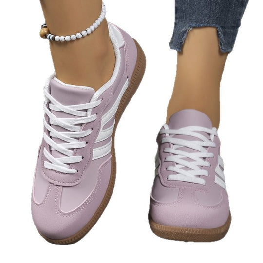 Damen Retro-Sneaker mit Veloursleder-Optik, gepolstertem Komfortfußbett und profilierter Gummilaufsohle Shop Nory