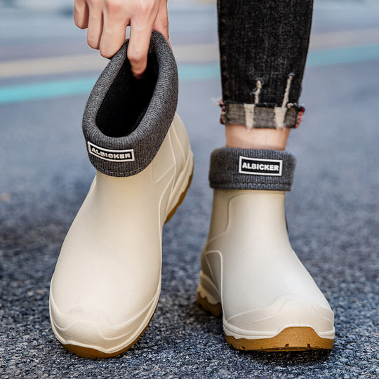Herren Schlupf-Ankle-Gummistiefel mit stoßdämpfender Leichtsohle und griffiger Profilsohle Shop Nory