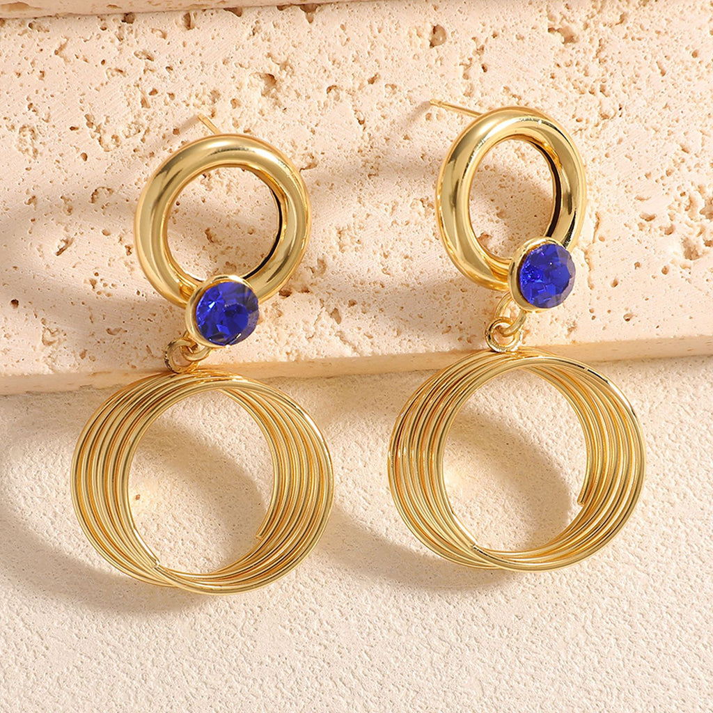 Damen Ohrringe mit elegantem spiralförmigem Design Shop Nory