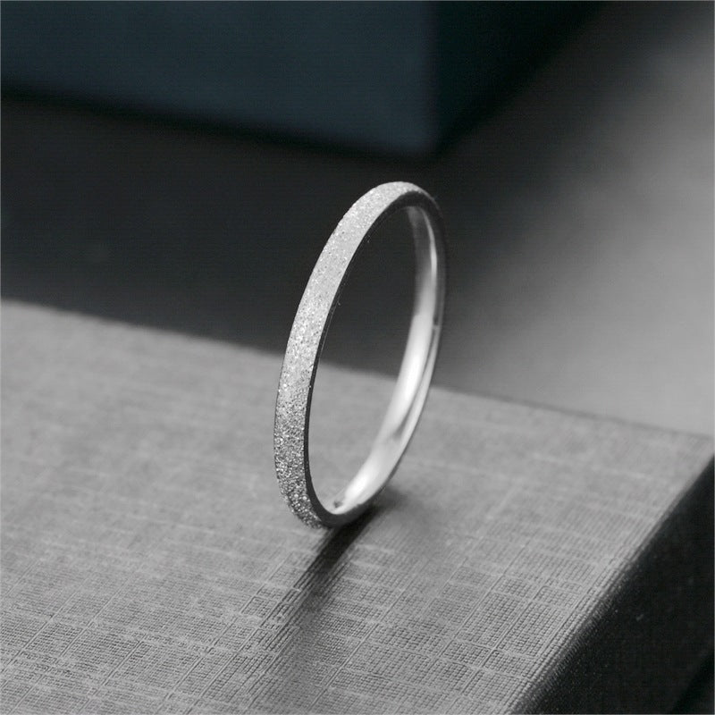 Herren Ring mit funkelndem, strukturiertem Oberflächenfinish Shop Nory
