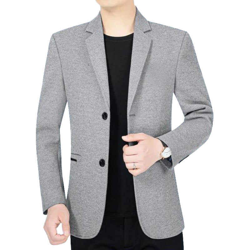 Herren Slim-Fit Sakko mit dezentem Logo und StrukturgewShop Norye Shop Nory