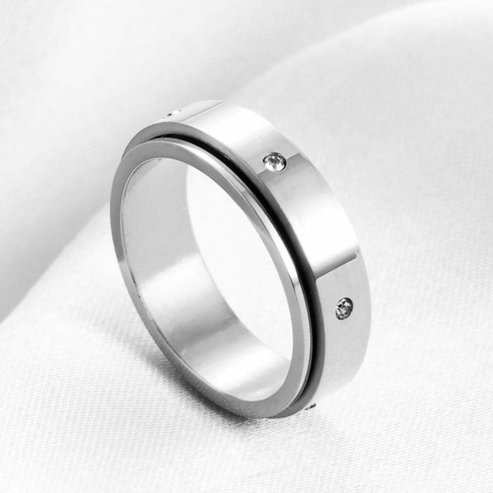 Herren Ring mit elegantem Design und funkelnden Akzenten Shop Nory