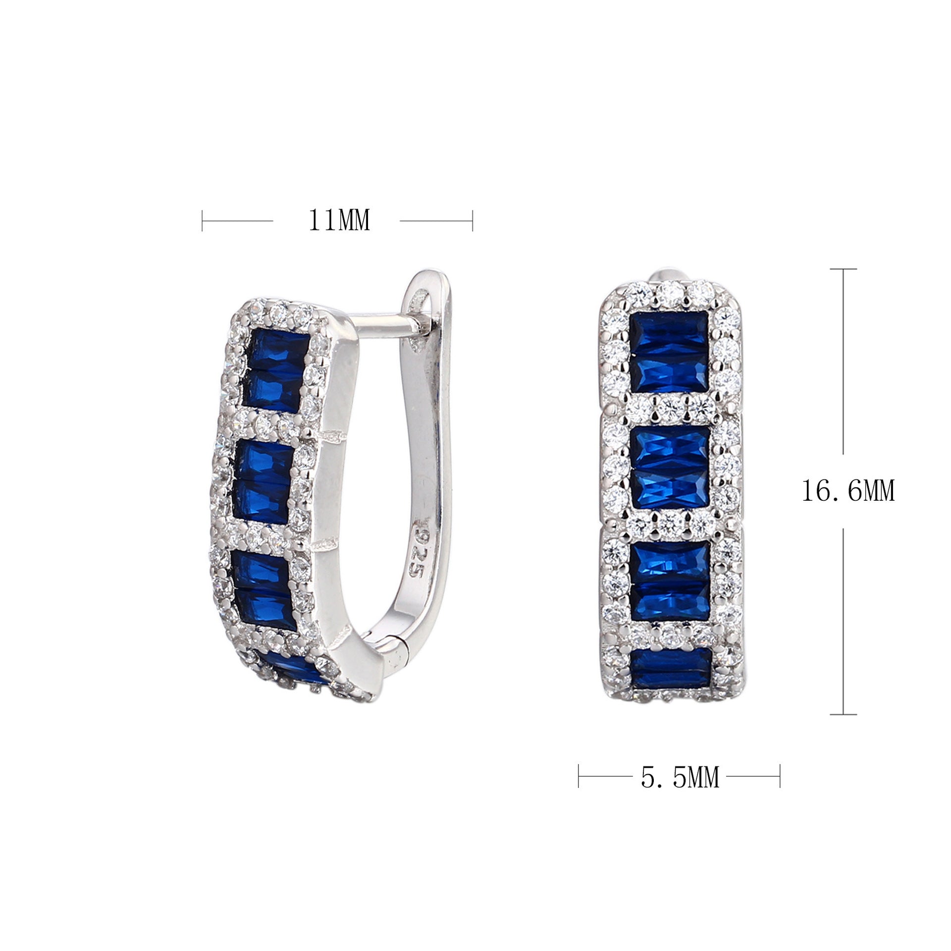 Damen Ohrhänger mit funkelndem Zirkon-Arrangement und elegantem Design Shop Nory