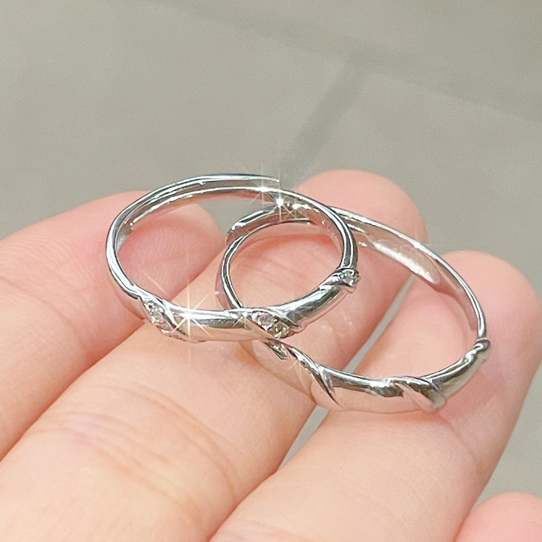 Damen filigraner und eleganter Ring mit Zirkonia-Akzenten Shop Nory
