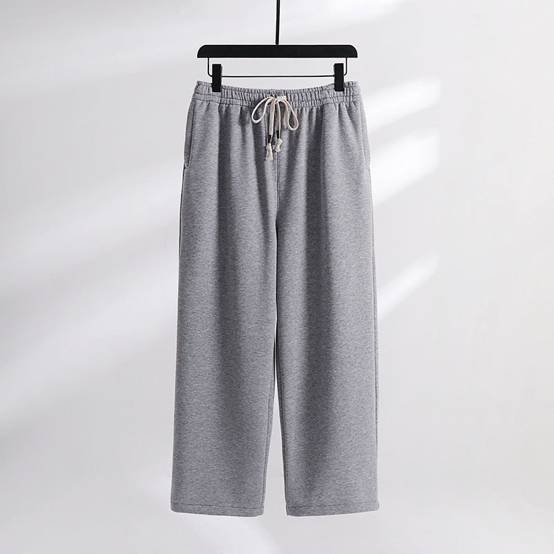 Unisex Gefütterte Fleece-Jogginghose mit elastischem Bund Kordelzug und schmalem Knöchelbündchen Shop Nory