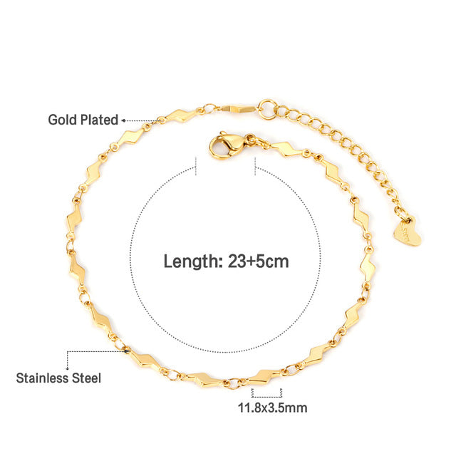 Damen Armband mit herzförmigem Design aus hochglanzpoliertem Edelstahl Shop Nory