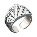 Damenring mit Spielkartenmotiv Shop Nory