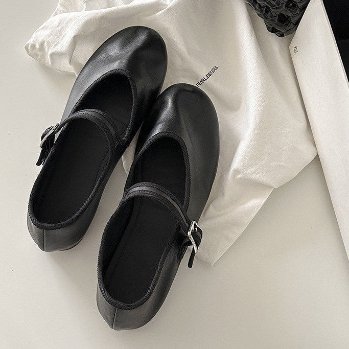 Damen Ballerinas mit verstellbarem Riemchen