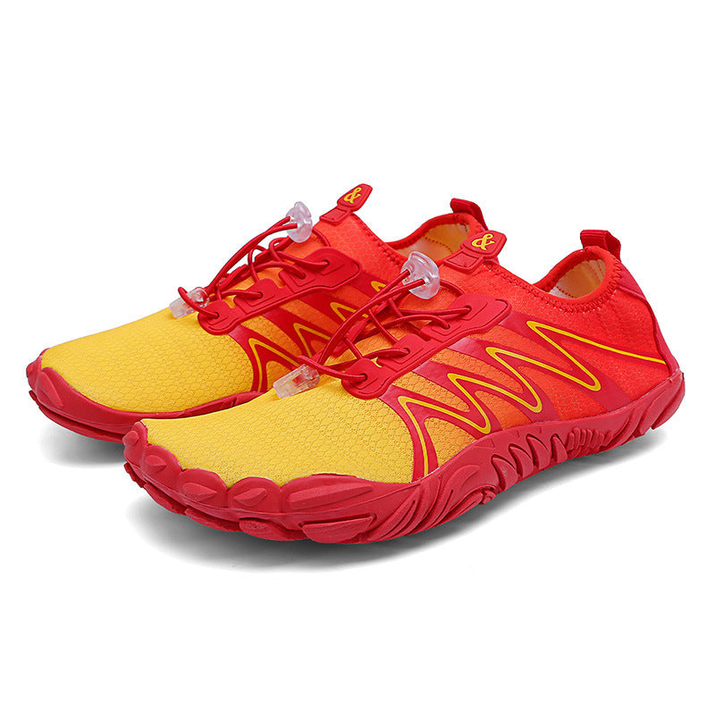 Damen Wassersportschuhe mit rutschfester Sohle und elastischem Schnürsystem