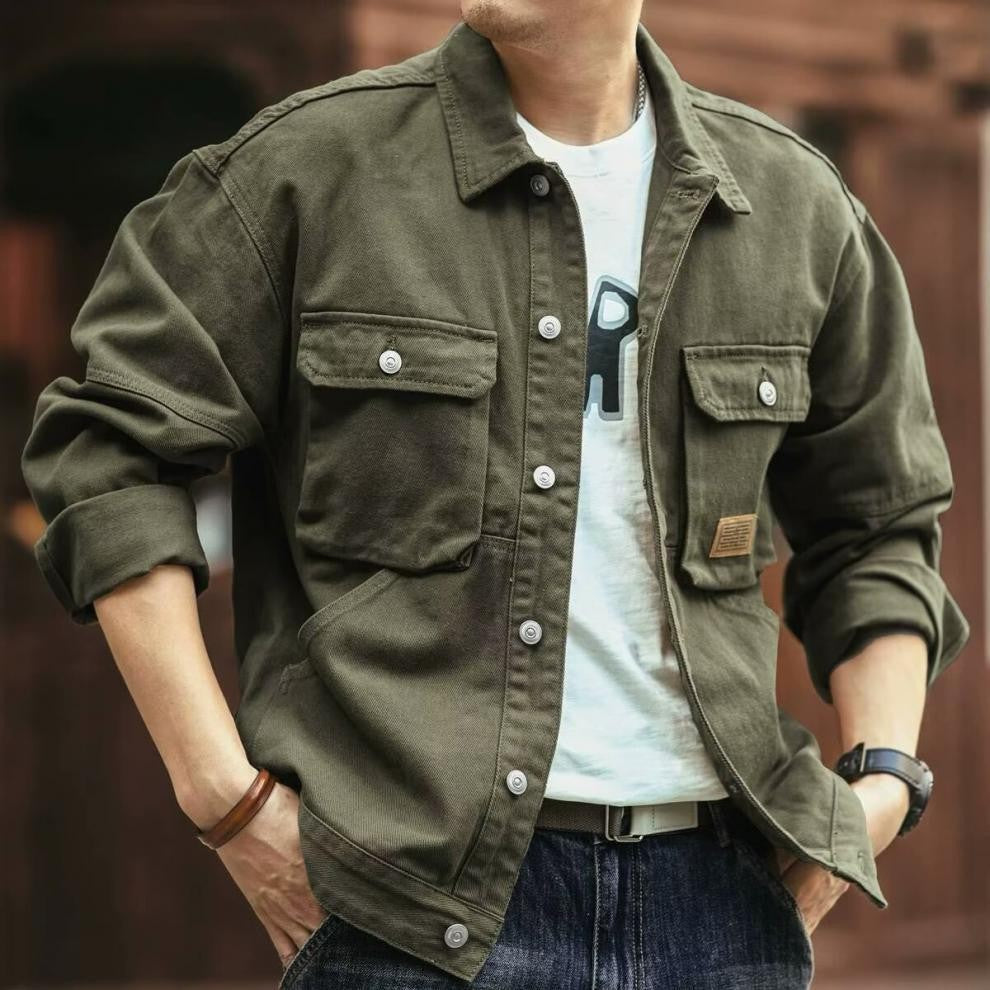 Herren Utility Jacke im klassischen Stil Shop Nory