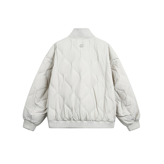 Damen Gesteppte Kurzblousonjacke mit Stehkragen und elastischem Saum Shop Nory