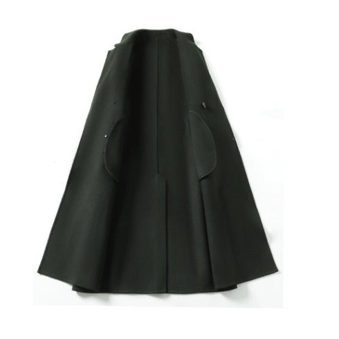 Herren Doppelreihiger Wollmantel mit Kaschmiranteil und schmaler Silhouette Shop Nory
