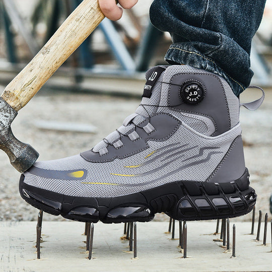 Damen Sicherheitsstiefel mit rutschfester Sohle und atmungsaktivem Obermaterial
