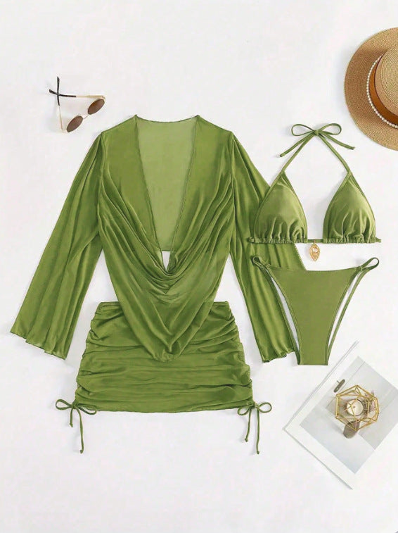 Damen Bikini-Set mit elegantem Wickeloberteil