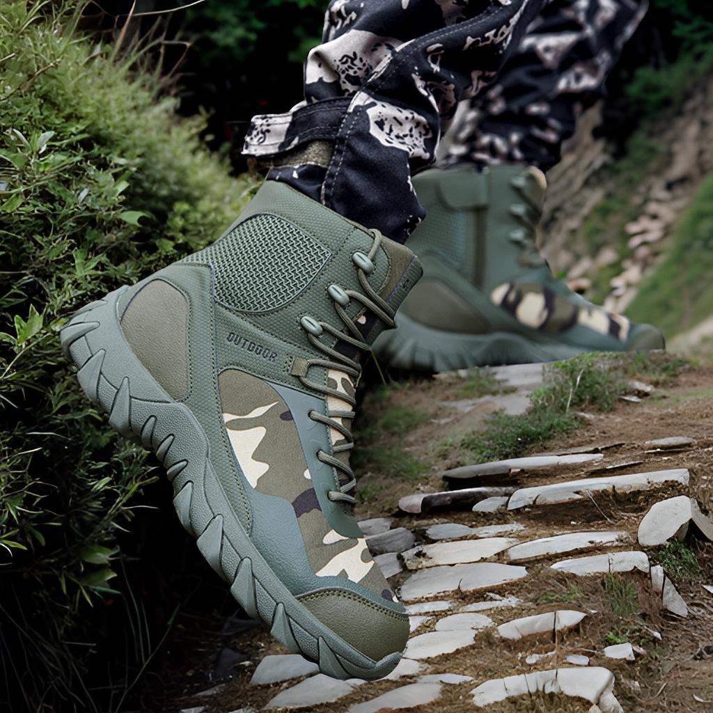 Herren All-Terrain Wanderschuhe mit hohem Knöchelschutz und rutschfester Sohle
