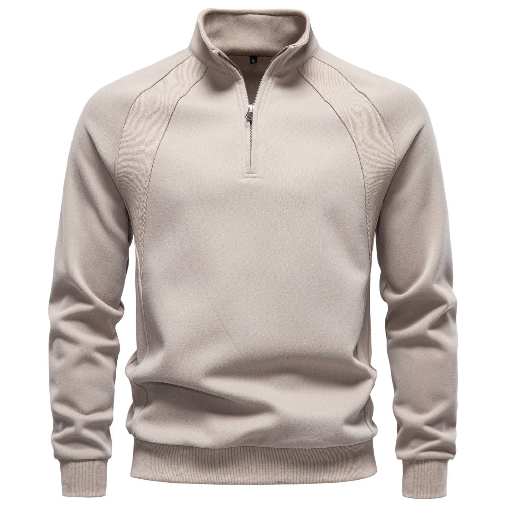 Herren Troyer-Fleecepullover mit Stehkragen und halbem Reißverschluss Shop Nory