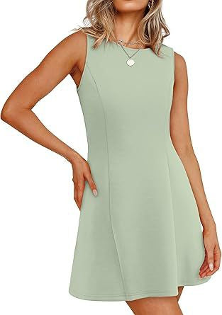 Damen ärmelloses A-Linien Kleid mit zeitlosem Schnitt